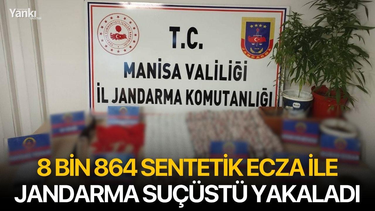 8 Bin 864 Sentetik Ecza ile Jandarma Suçüstü Yakaladı