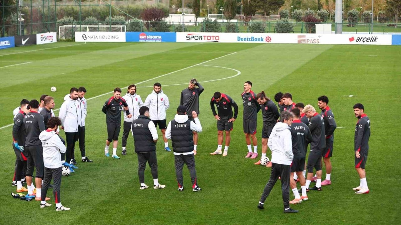 A Milli Futbol Takımı, Gürcistan maçının hazırlıklarına başladı