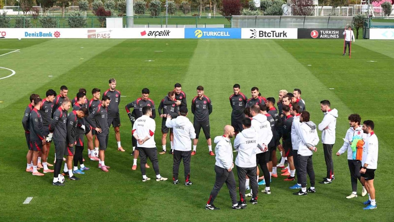 A Milli Takım, Bulgaristan maçı hazırlıklarını sürdürdü