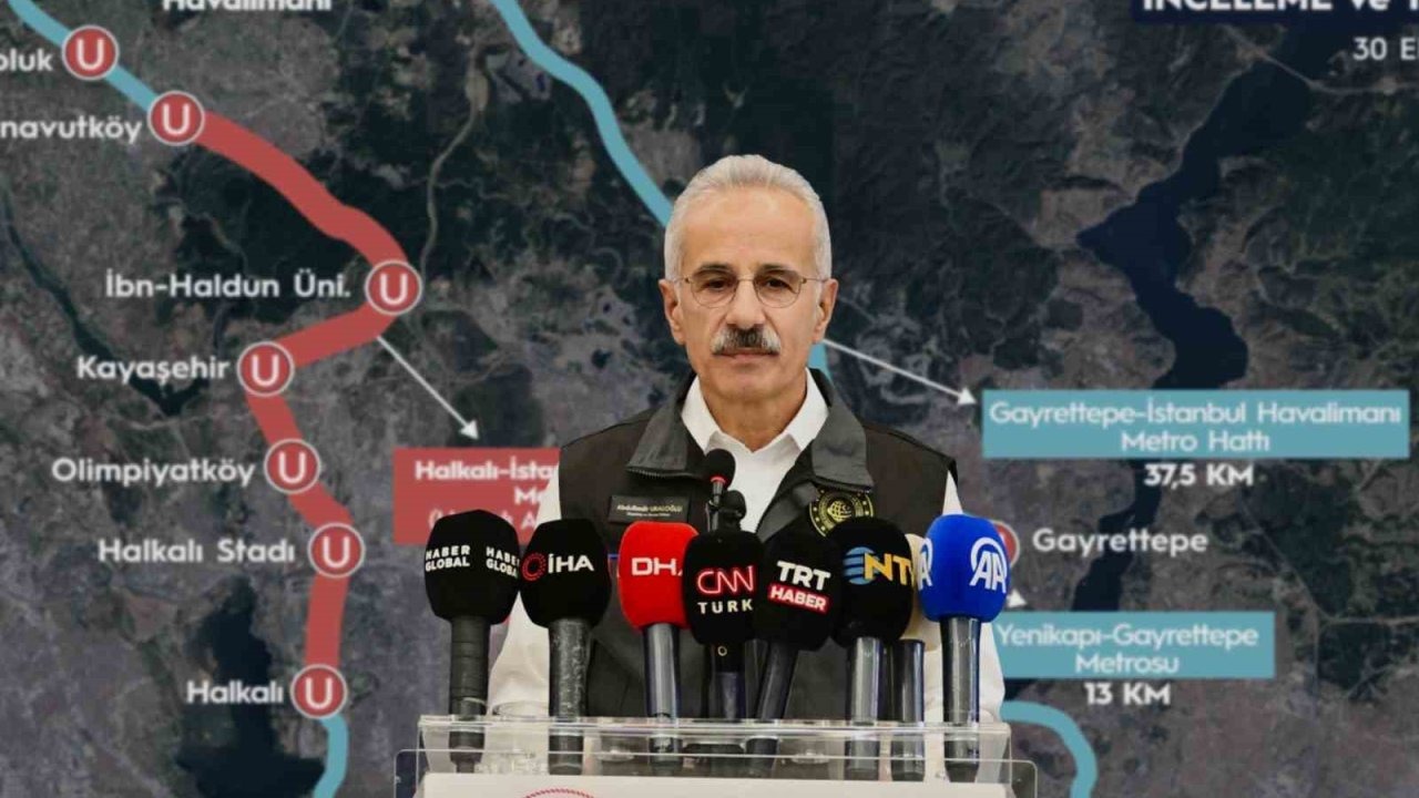 Bakan Uraloğlu: "Hattımızın tamamını 2026 yılının ilk çeyreğinde hizmete almayı hedefliyoruz"