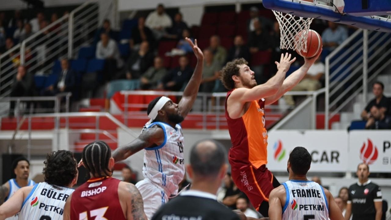 Basketbol Süper Ligi: Aliağa Petkimspor: 75 - Galatasaray: 80