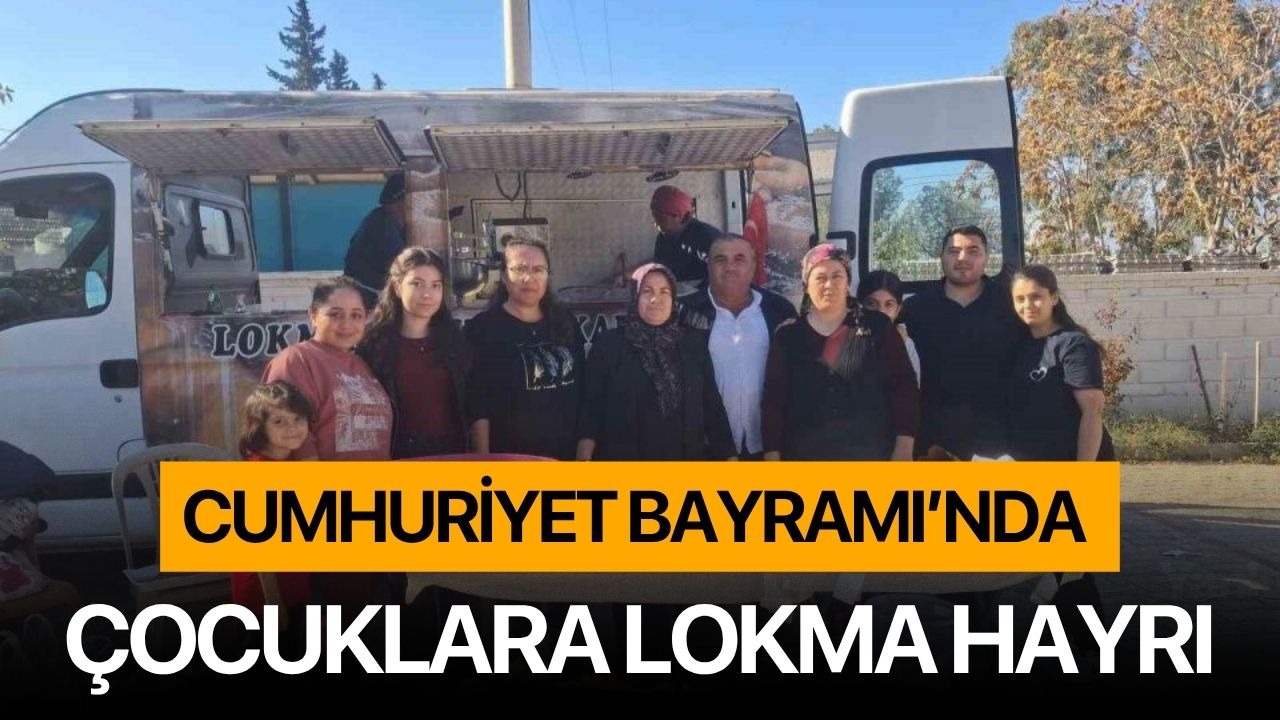 Cumhuriyet Bayramı’nda çocuklara lokma hayrı