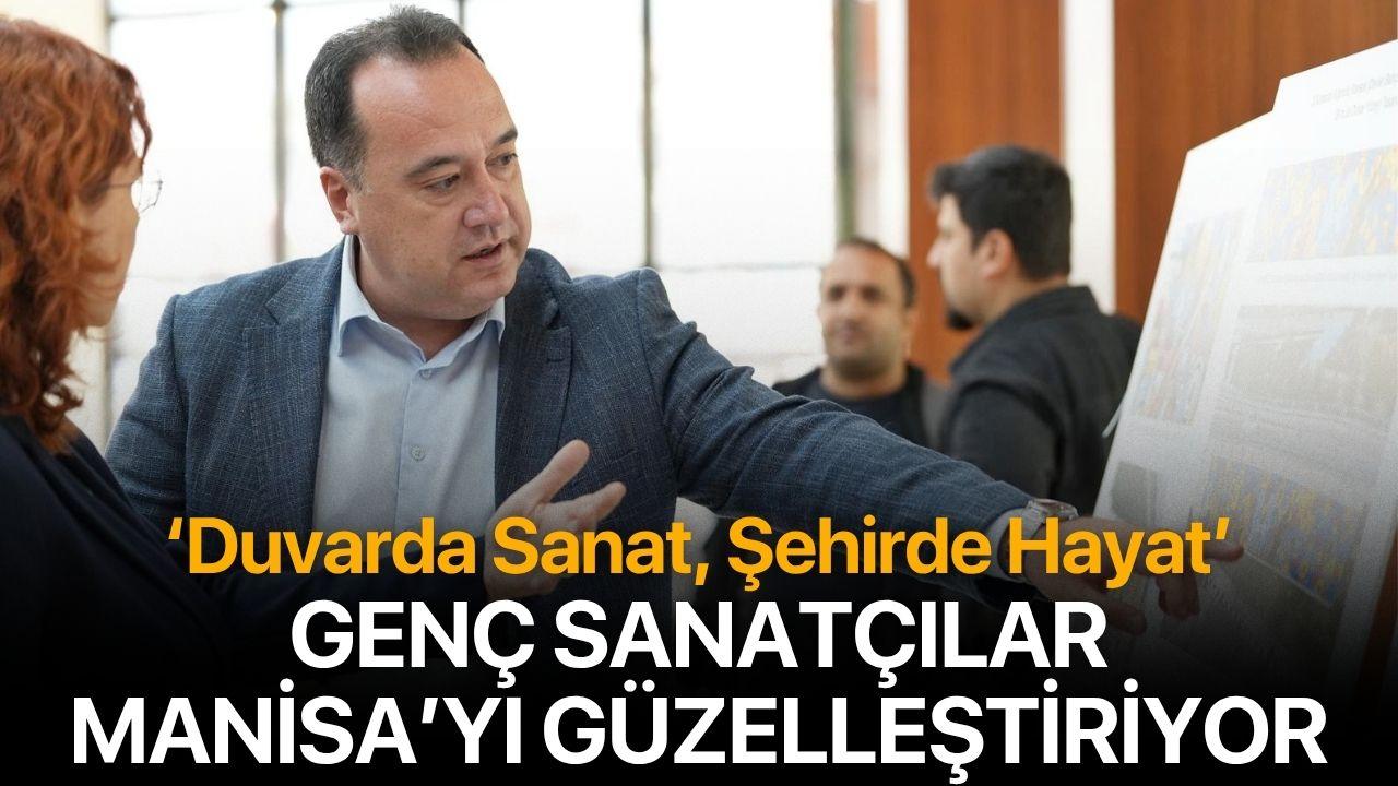 Duvarda Sanat, Şehirde Hayat: Genç Sanatçılar Manisa’yı Güzelleştiriyor