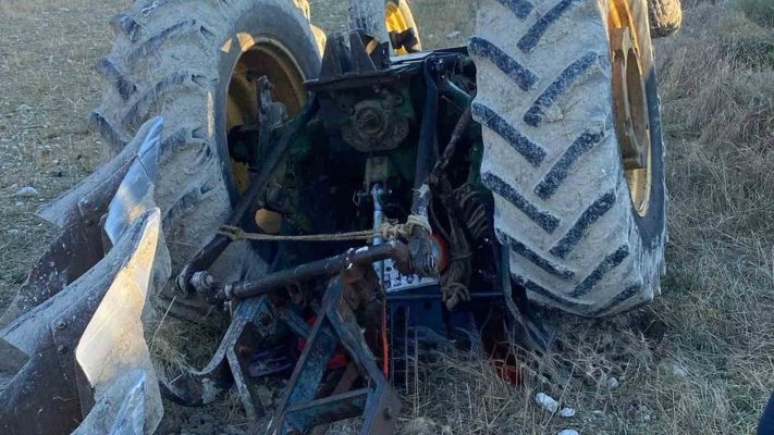 Ege’de traktör kazası, yaşlı adam hayatını kaybetti!