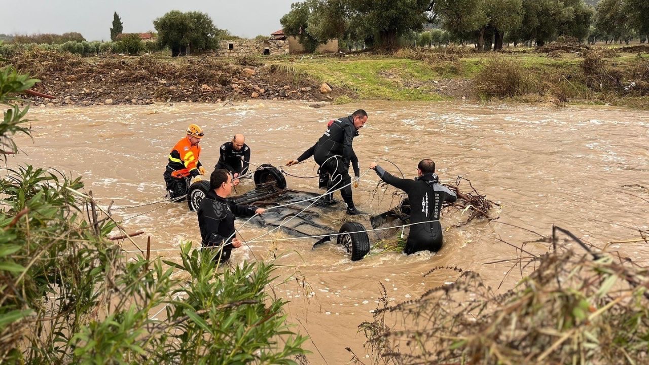 Foça’da sele kapılan kişinin kimliği belirlendi