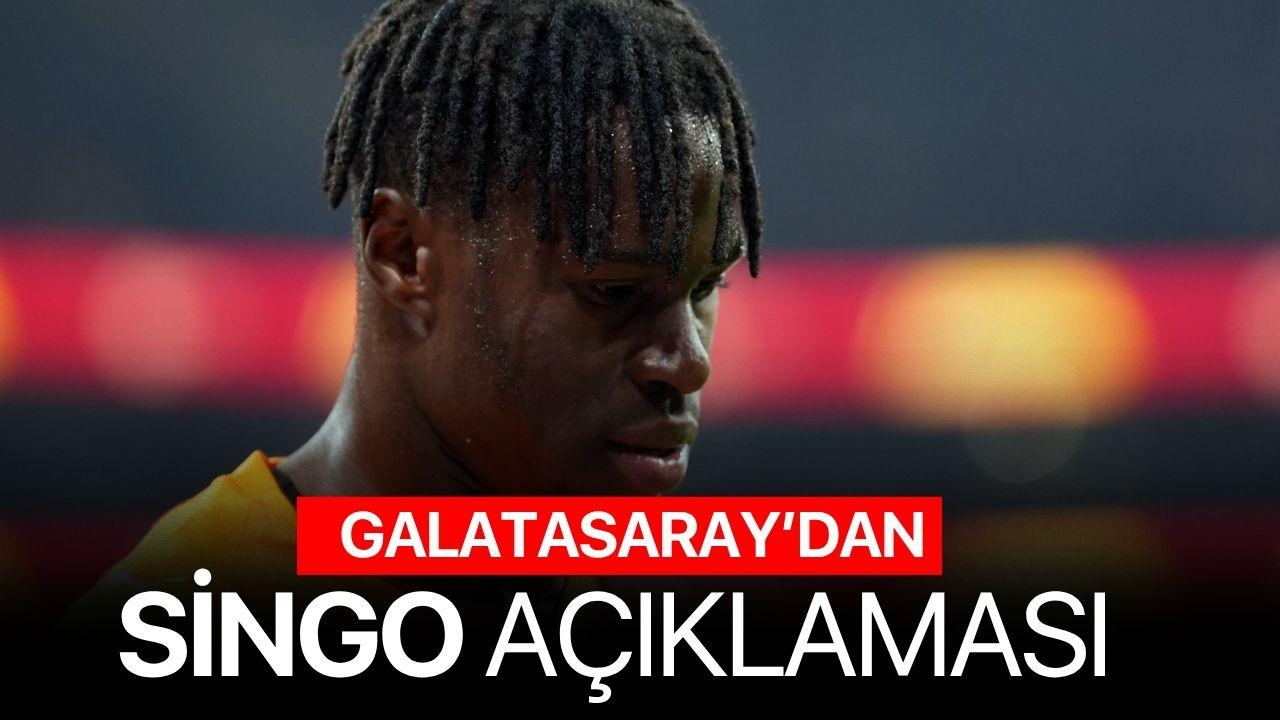 Galatasaray'dan Singo'nun sağlık durumu hakkında açıklama