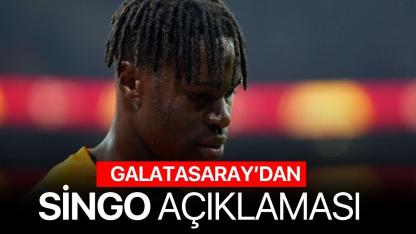 Galatasaray'dan Singo'nun sağlık durumu hakkında açıklama