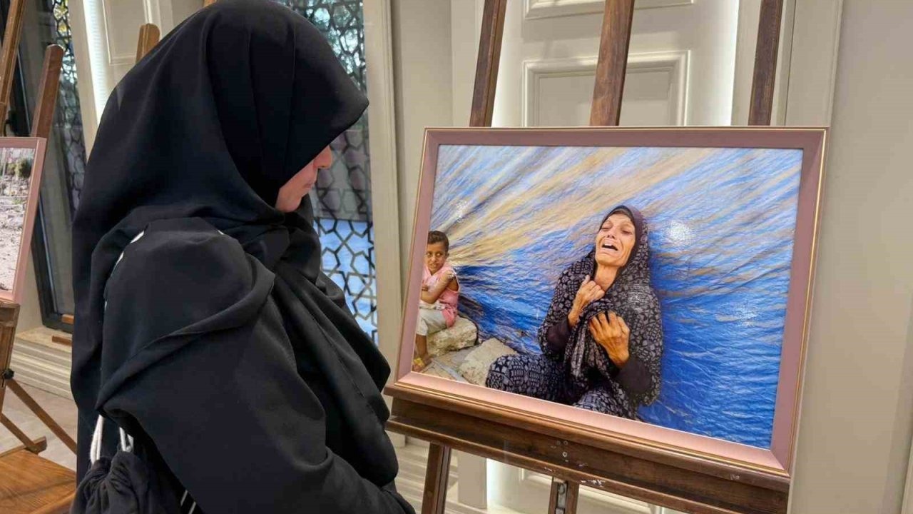 ’Gazze Fotoğraf Sergisi’ duygusal anlara sahne oldu