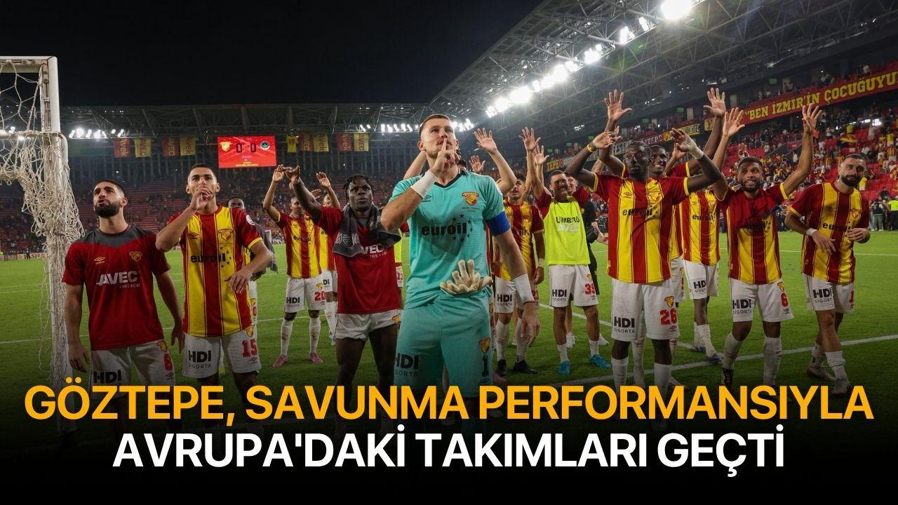 Göztepe, savunma performansıyla Avrupa'daki takımları geçti