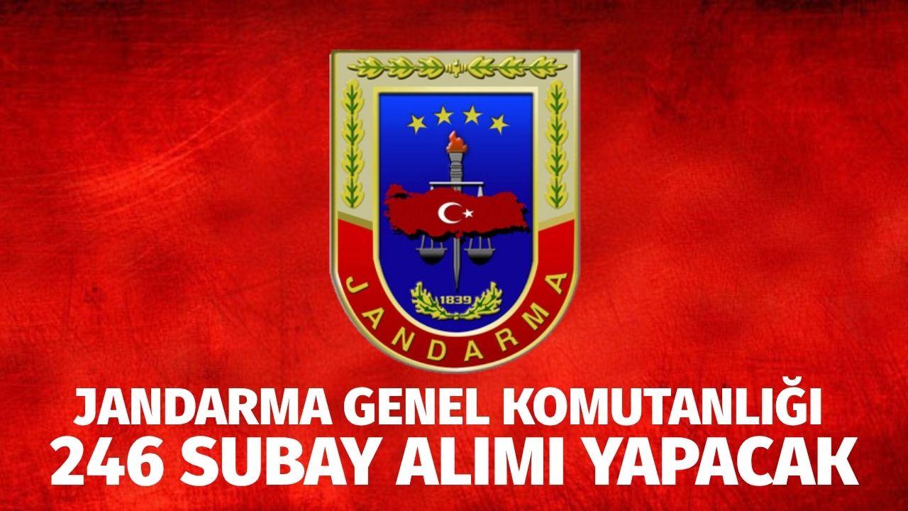 Jandarma Genel Komutanlığı 246 subay alımı yapacak