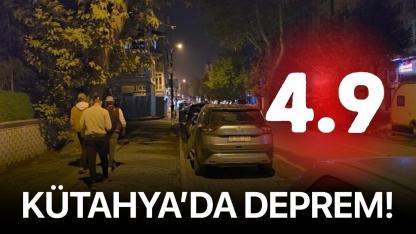 Kütahya’da 4.9 büyüklüğünde deprem