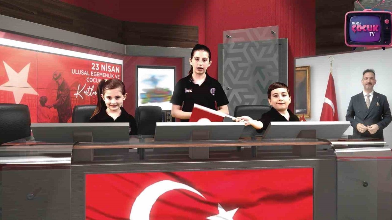 Manisa’da Öğrenciler Ekranda: “Manisa Çocuk TV” Yayın Hayatına Başladı