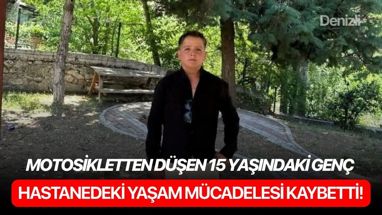 Motosikletten düşen genç hastanedeki yaşam mücadelesi kaybetti!