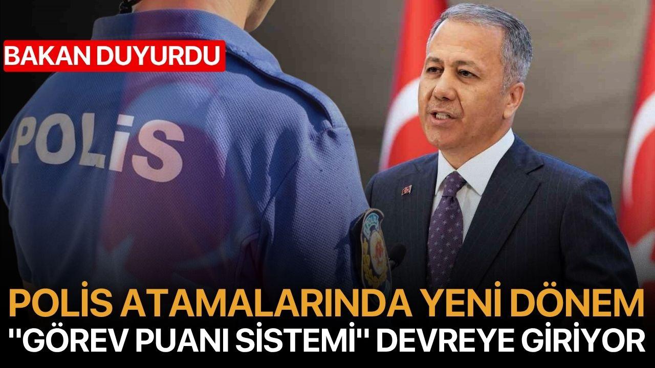 Polis atamalarında yeni dönem: "Görev Puanı Sistemi" devreye giriyor