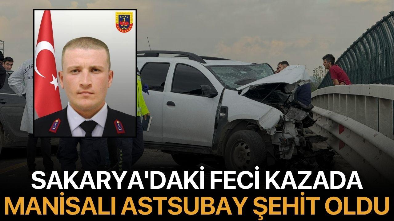 Sakarya'daki feci kazada Manisalı Astsubay Şehit oldu