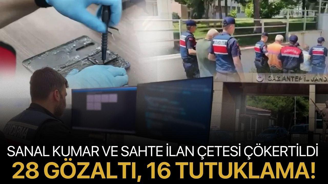 Sanal Kumar ve Sahte İlan Çetesi Çökertildi: 28 Gözaltı, 16 Tutuklama!