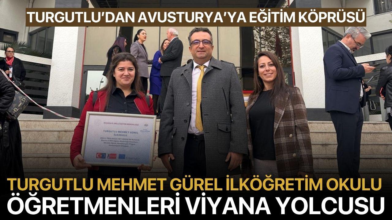 Turgutlu Mehmet Gürel İlköğretim Okulu öğretmenleri Viyana yolcusu