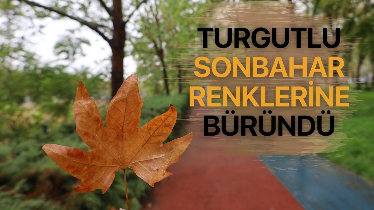 Turgutlu sonbahar renklerine büründü