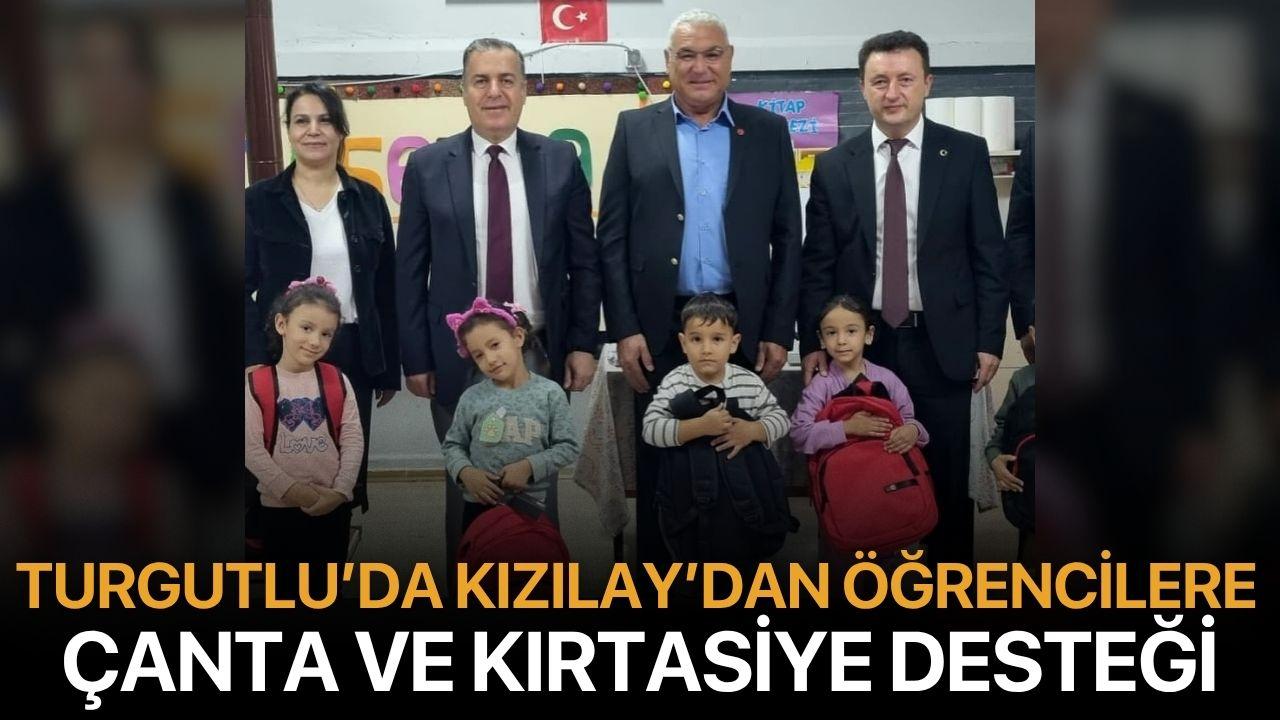 Turgutlu’da Kızılay’dan Öğrencilere Çanta ve Kırtasiye Desteği