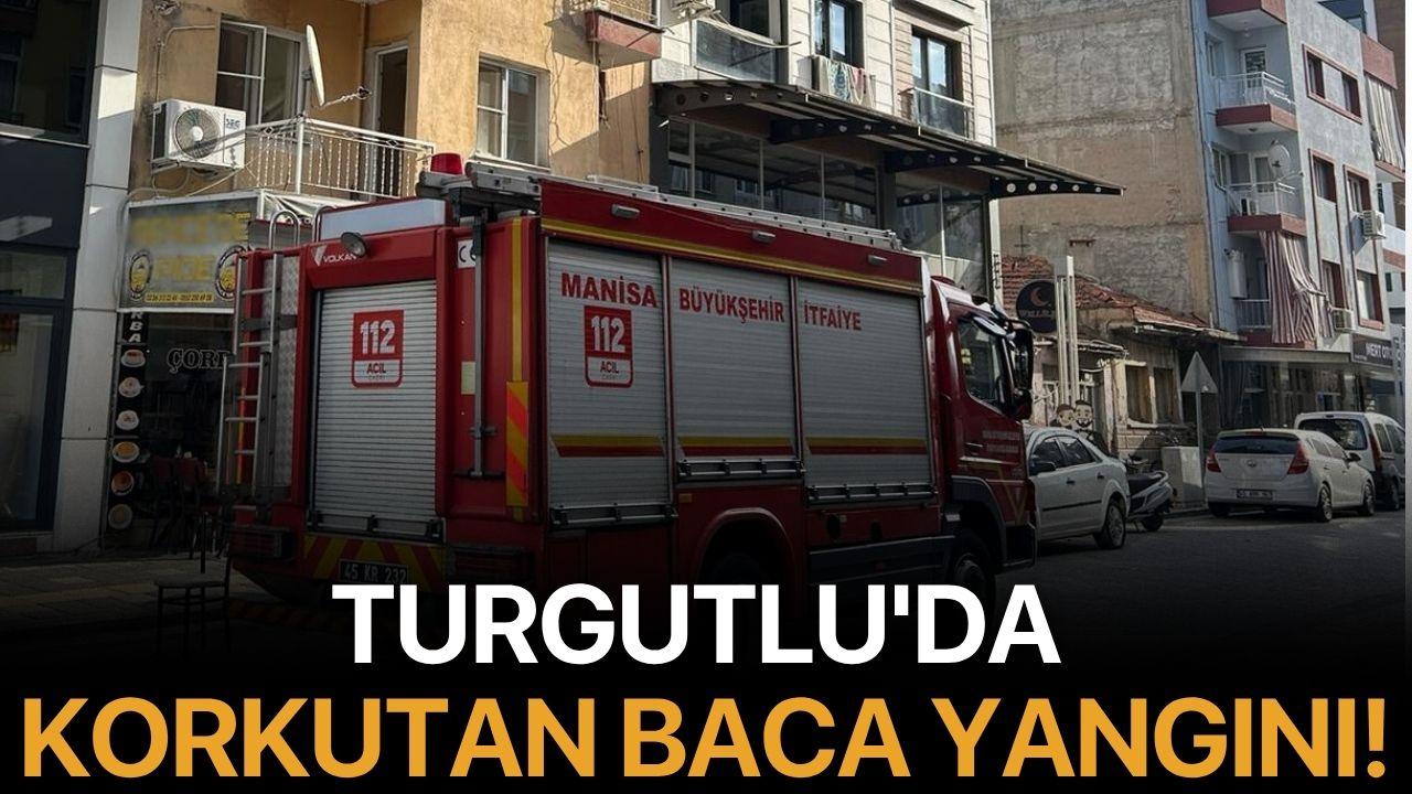 Turgutlu'da Korkutan Baca Yangını!