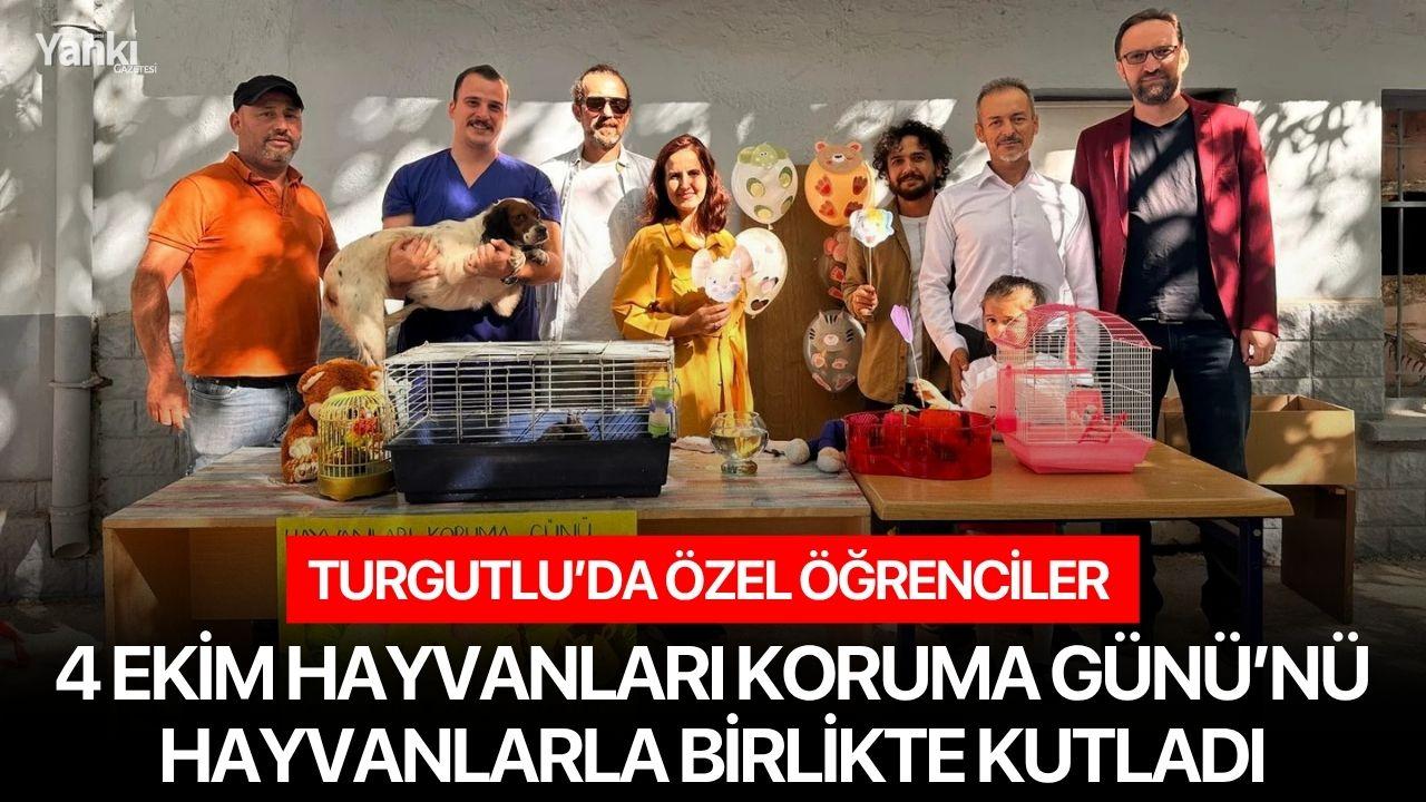 Turgutlu’da Özel Öğrenciler 4 Ekim Hayvanları Koruma Günü’nü Hayvanlarla Birlikte Kutladı