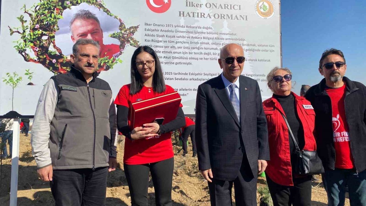 Akut Şehitleri anısına 3 hatıra ormanı