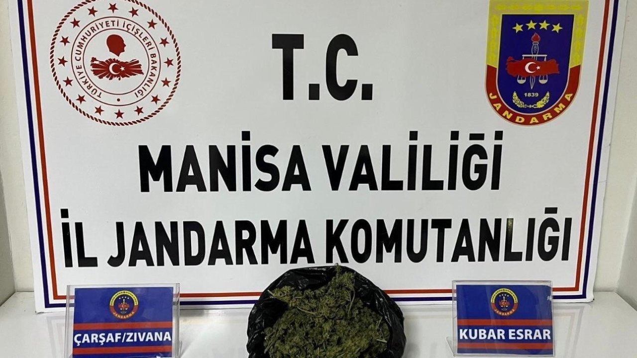 Denizli’den Salihli’ye uyuşturucu sevkiyatını jandarma engelledi