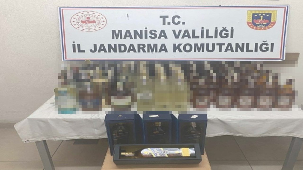 İlçe jandarmadan kaçak alkol ve tütün operasyonu: 80 kilo ve 164 litre ele geçirildi!