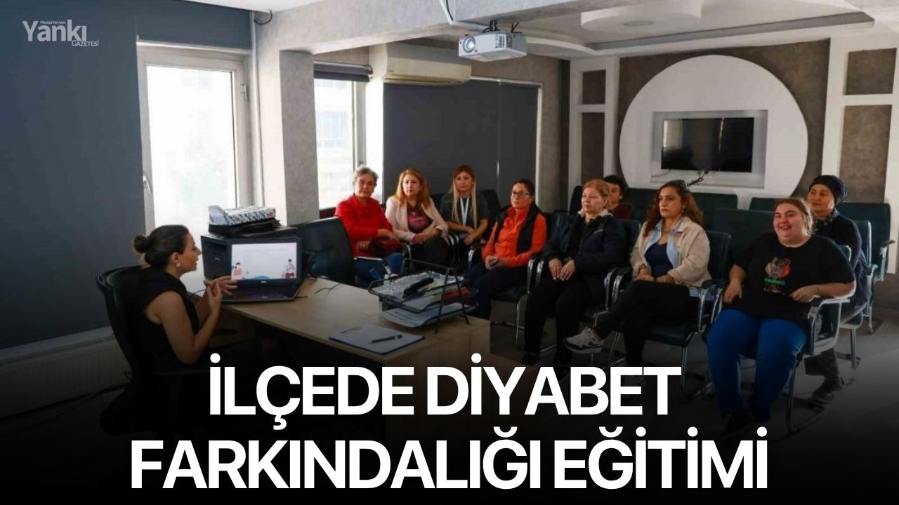 İlçede diyabet farkındalığı eğitimi