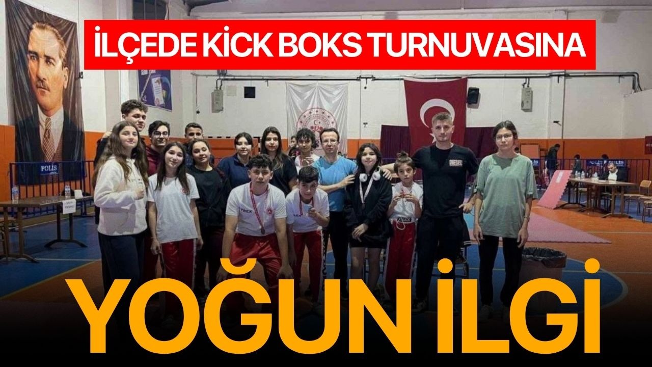 İlçede Kick Boks Turnuvasına yoğun ilgi