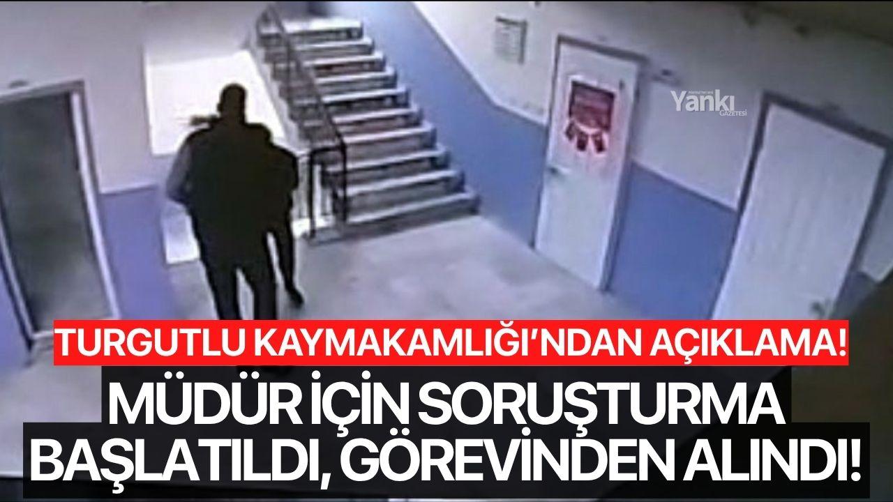 Kaymakamlıktan açıklama! Müdür için soruşturma başlatıldı, görevinden alındı!