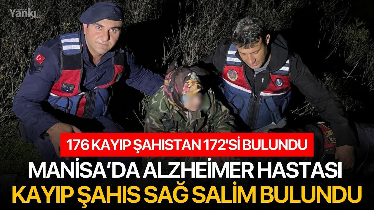 Manisa’da Alzheimer Hastası Kayıp Şahıs Sağ Salim Bulundu