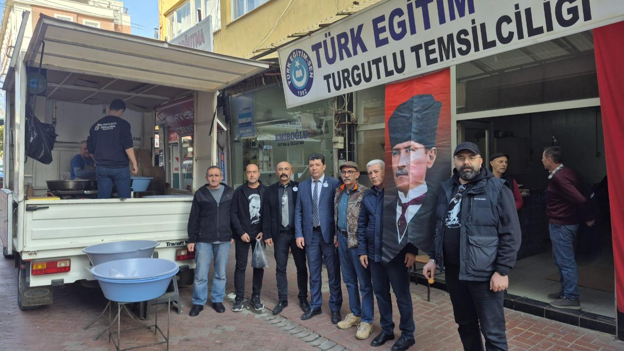 Turgutlu Türk Eğitim-Sen’den 10 Kasım’da Lokma Hayrı