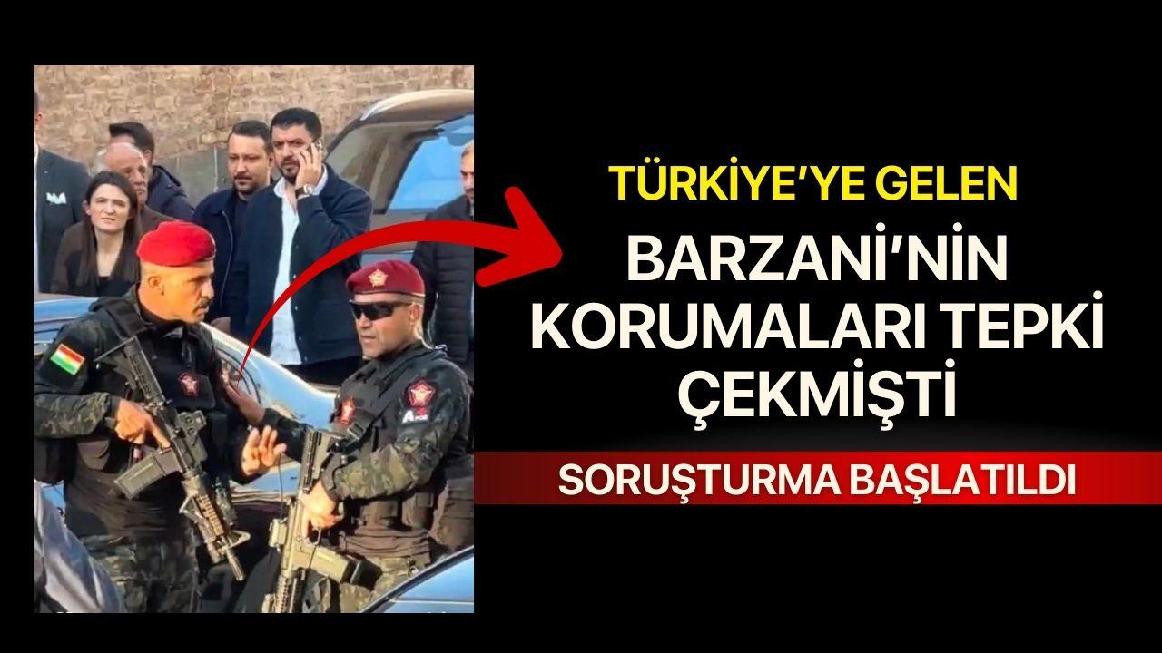 Barzani'nin silahlı korumaları tepki çekmişti! Soruşturma başlatıldı