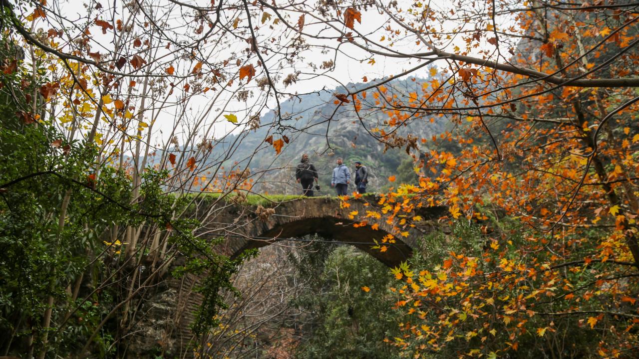 Çaybaşı Deresi Aralık Ayında Kartpostallık Görüntüler Sunuyor