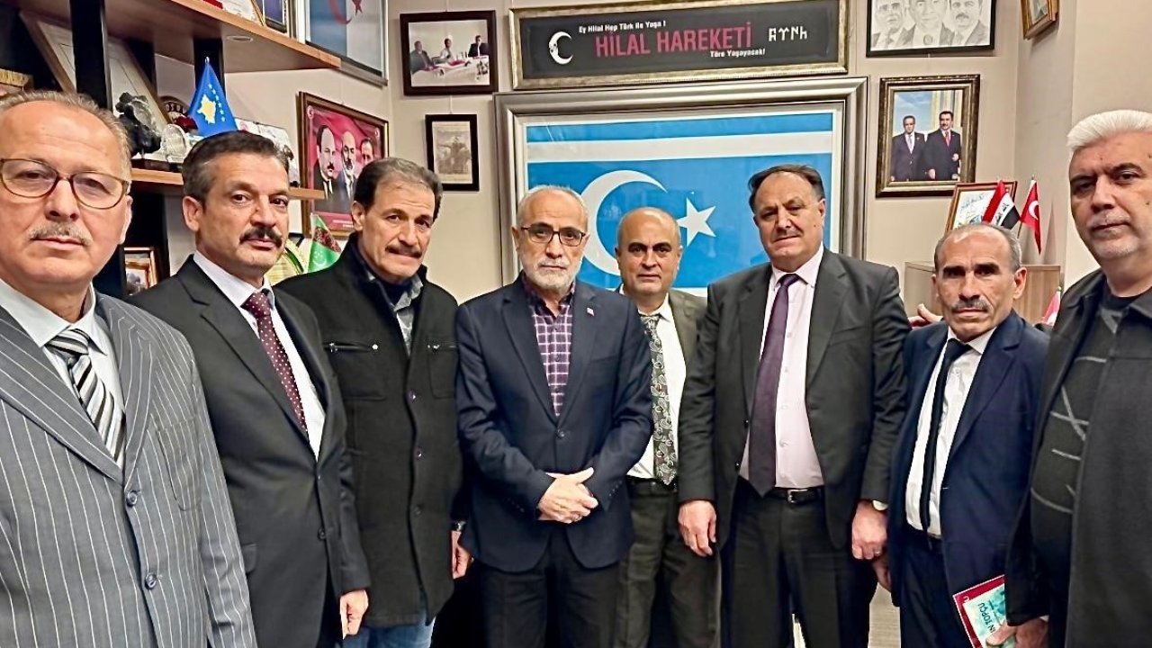 Cumhurbaşkanı Başdanışmanı Topçu, Suriye Türkmenlerinden oluşan heyeti kabul etti