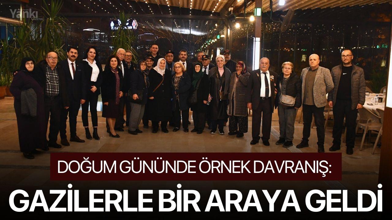 Doğum Gününde Örnek Davranış: Gazilerle Bir Araya Geldi