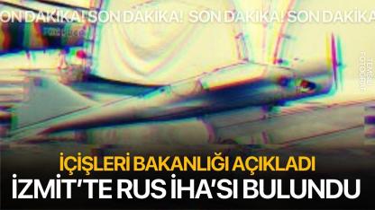 İzmit'te Rus İHA'sı bulundu