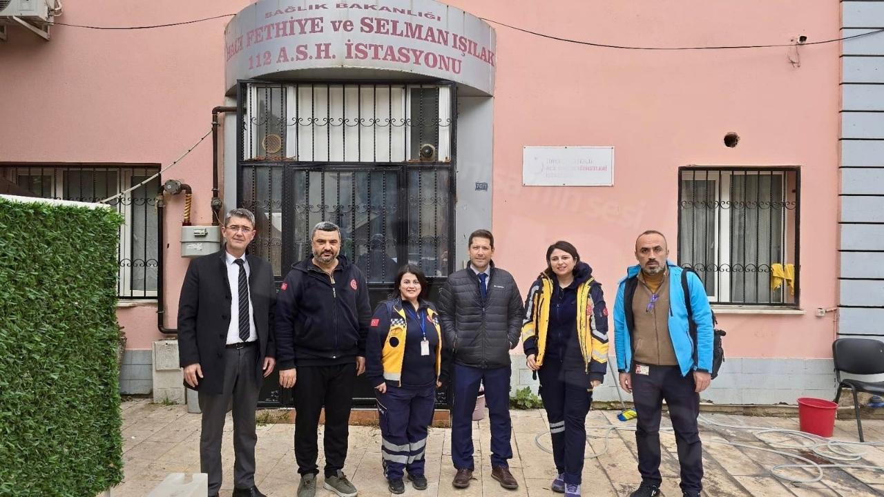 Manisa İl Sağlık Müdürlüğü başkanı ve yardımcısından Turgutlu’ya 112 Ziyareti