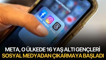 Meta, o ülkede 16 yaş altı gençleri sosyal medyadan çıkarmaya başladı