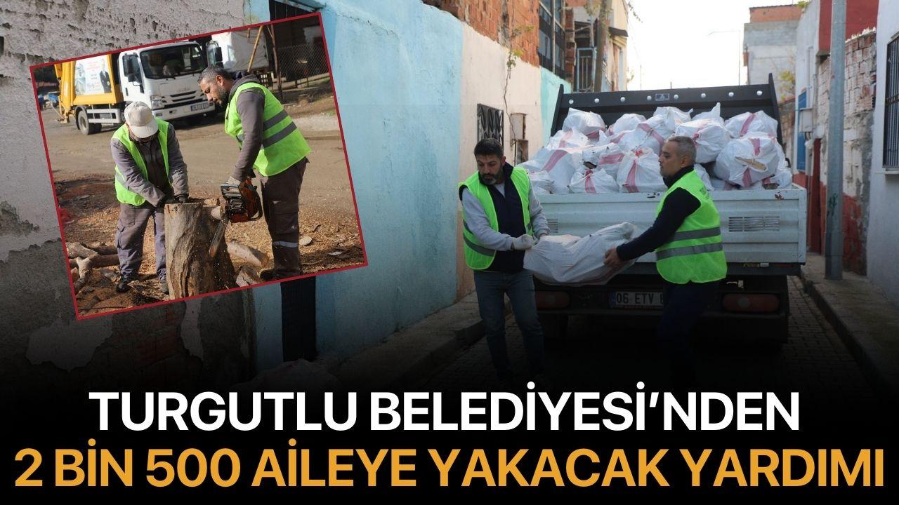 Turgutlu Belediyesi’nden 2 Bin 500 Aileye Yakacak Yardımı
