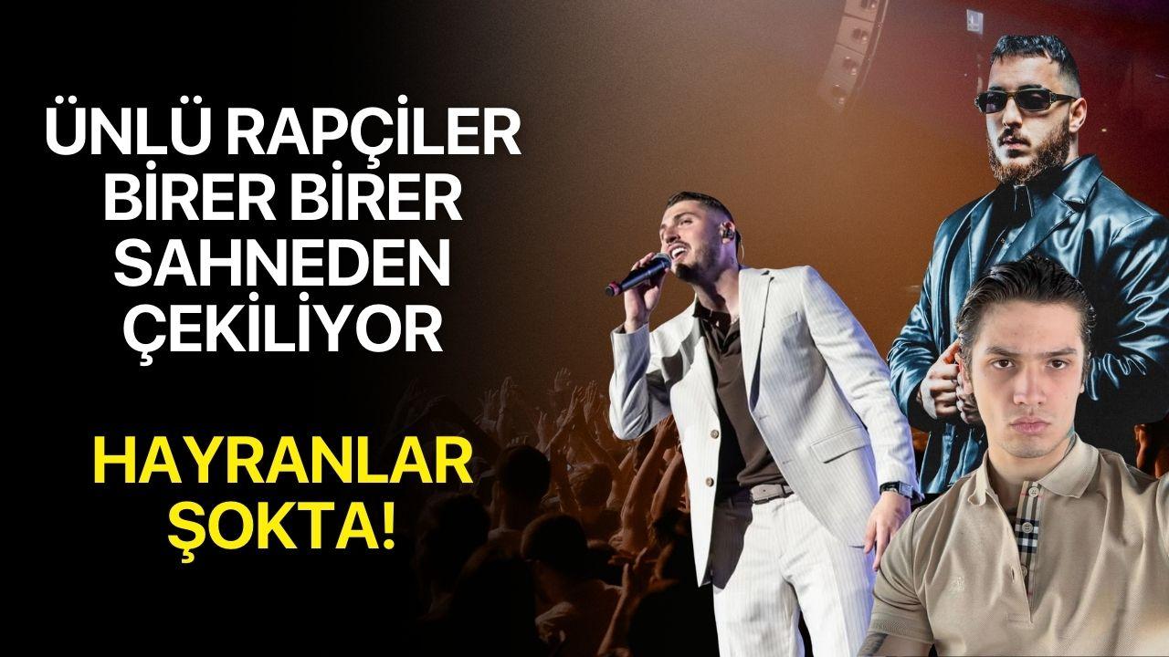 Ünlü Rapçiler Birer Birer Sahneden Çekiliyor: Hayranlar Şokta!