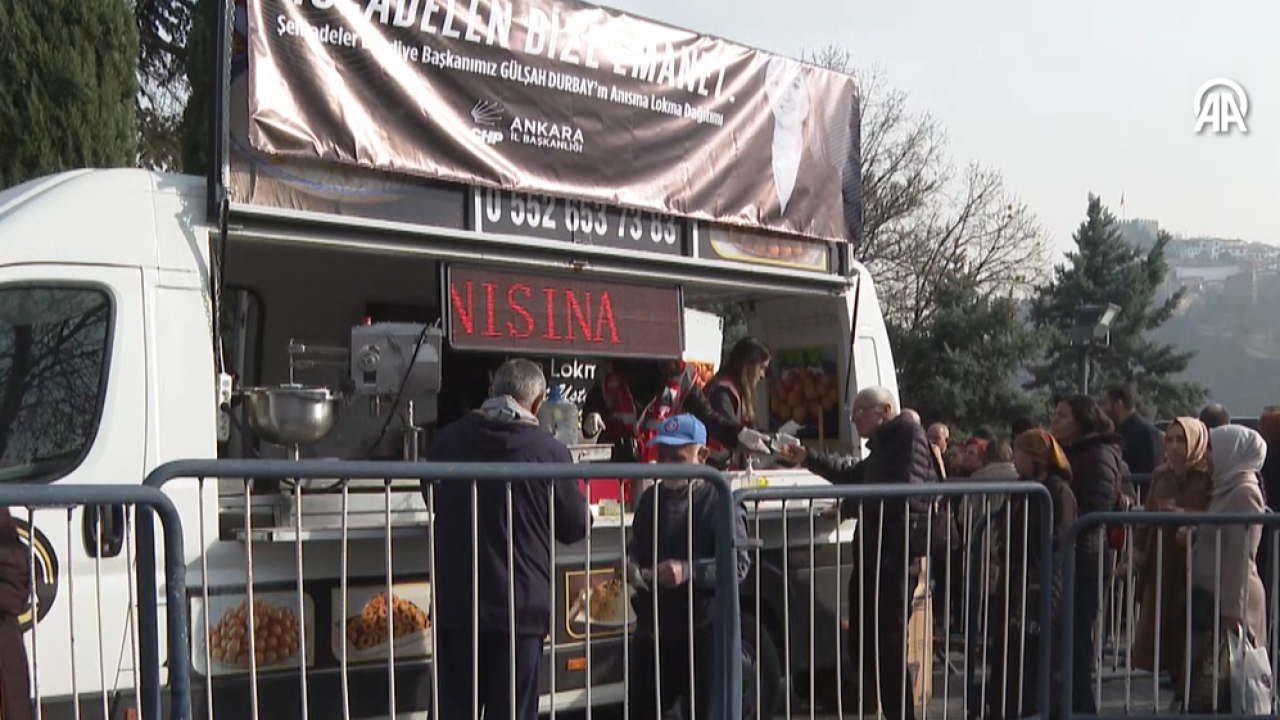 Vefat eden Şehzadeler Belediye Başkanı Durbay için Ankara'da lokma dağıtıldı
