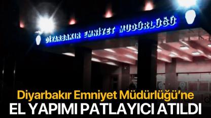 Diyarbakır Emniyet Müdürlüğü'ne el yapımı patlayıcı atıldı
