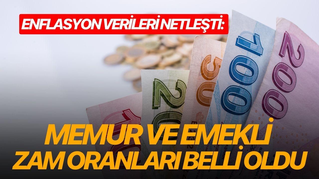 Enflasyon Verileri Netleşti: Memur ve Emekli Zam Oranları Belli Oldu