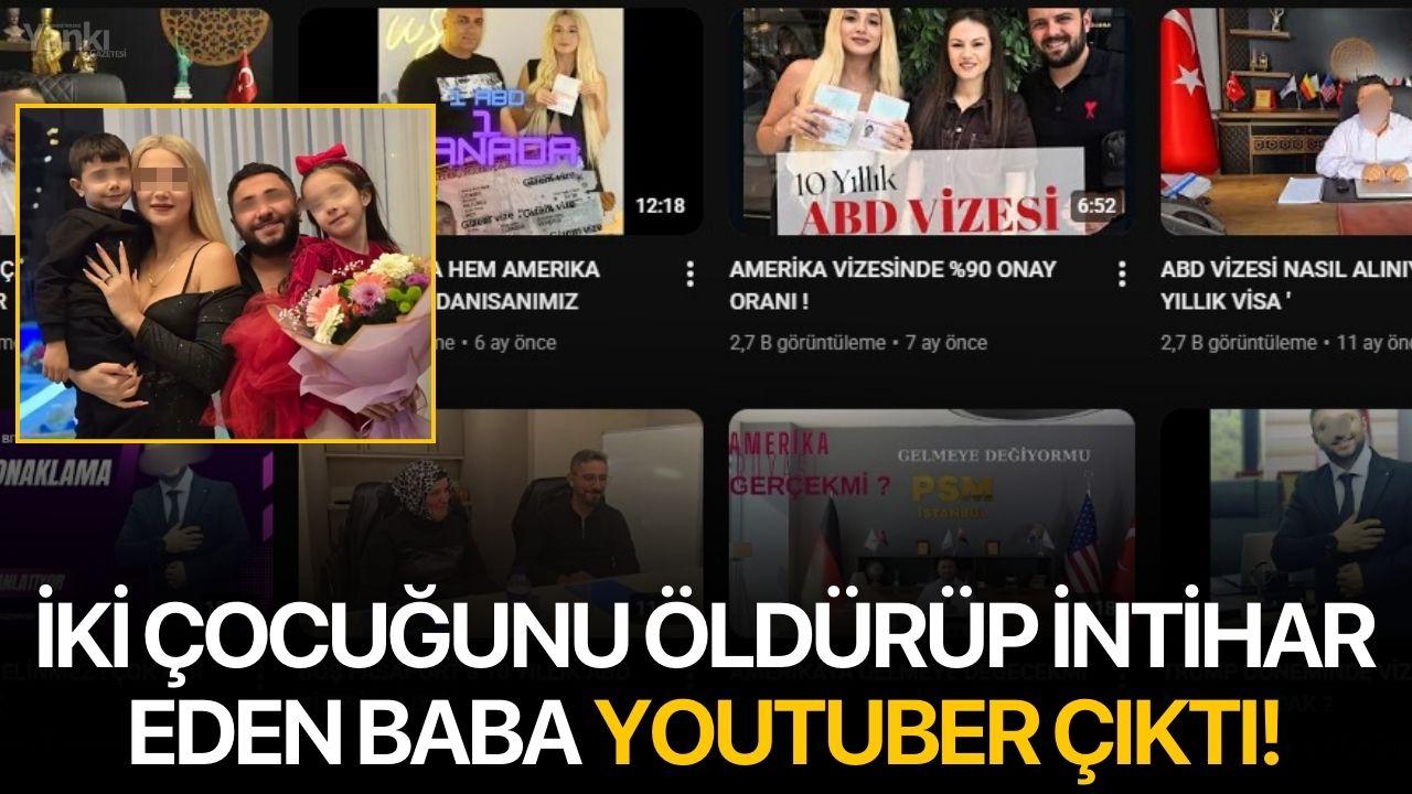 İki Çocuğunu Öldürüp İntihar Eden Baba YouTuber Çıktı!