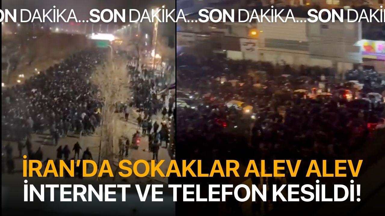 İran'da sokaklar alev alev