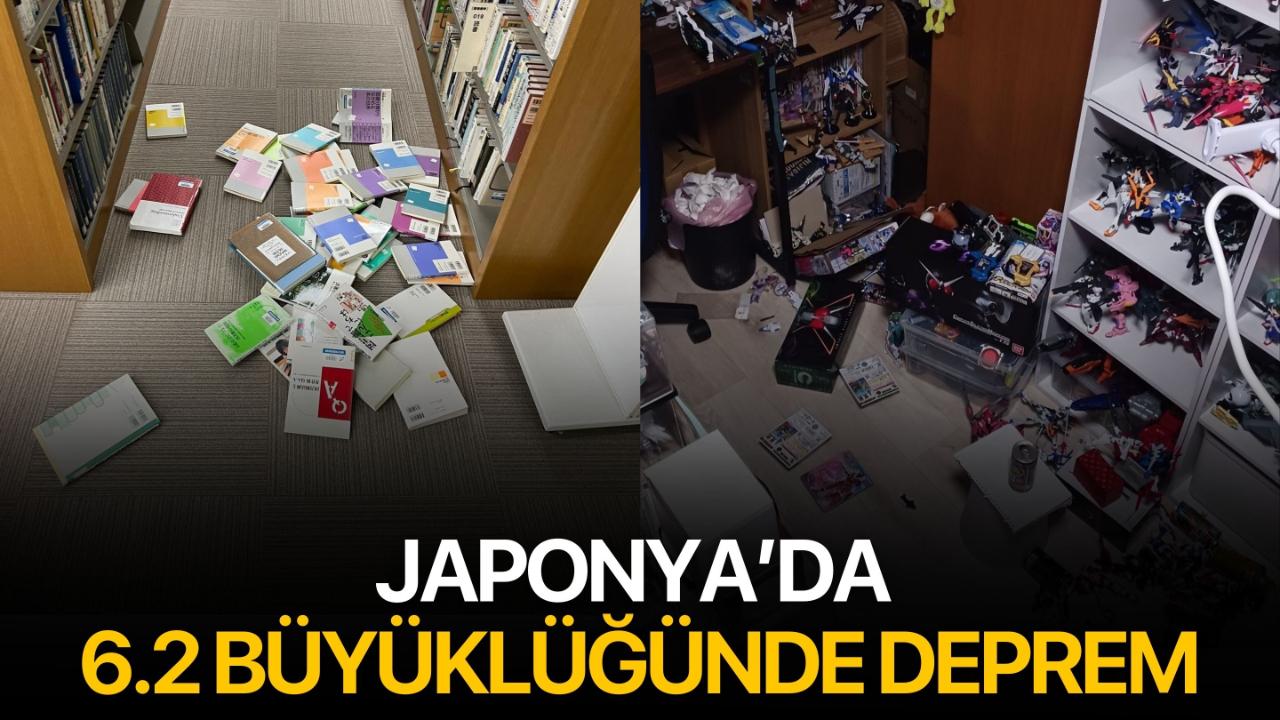 Japonya’da 6.2 büyüklüğünde deprem