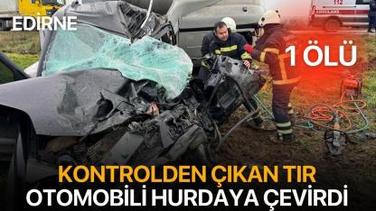 Kontrolden çıkan TIR dehşet saçtı!