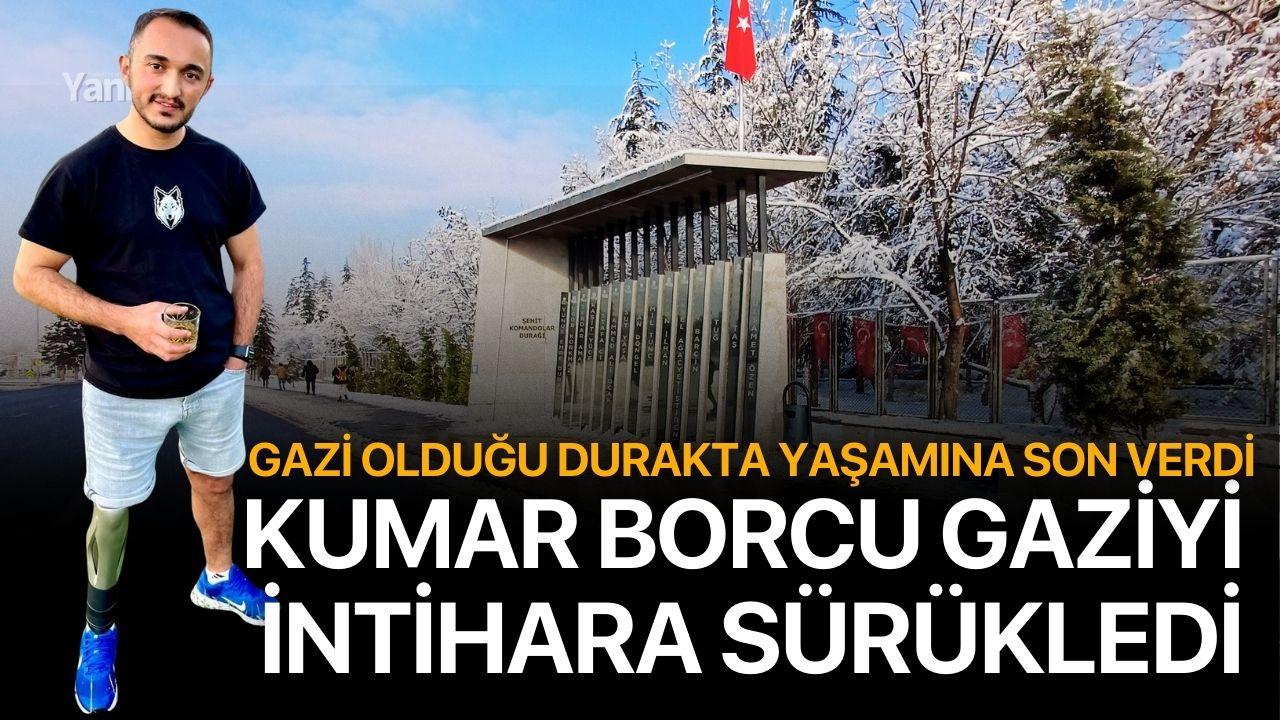 Kumar borcu gaziyi intihara sürükledi! Gazi olduğu durakta yaşamına son verdi